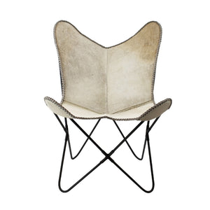 Vlinderstoel Koe Grijs van Melanie Interior Design
