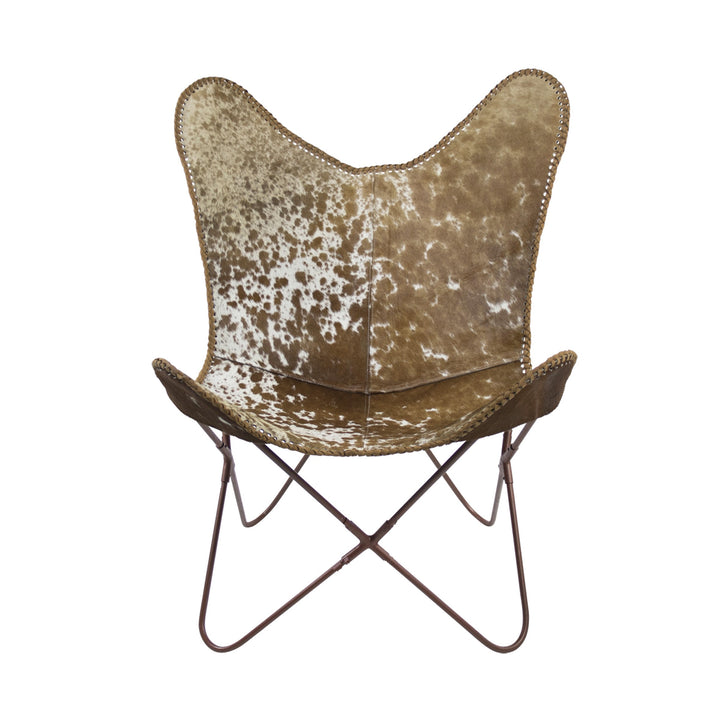 Butterfly Chair Cow Brown by Melanie Interior Design