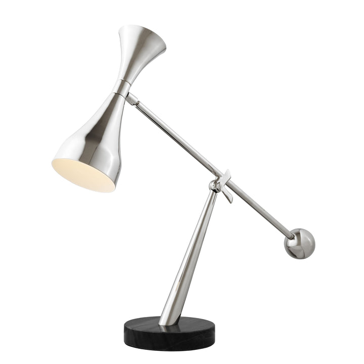 Table Lamp Cordero Nickel Finish by Melanie Interior Design