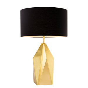مصباح طاولة Setai من النحاس المصقول من تصميم Melanie Interior Design