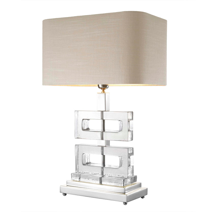 Table Lamp Umbria Silver by Melanie Interior Design