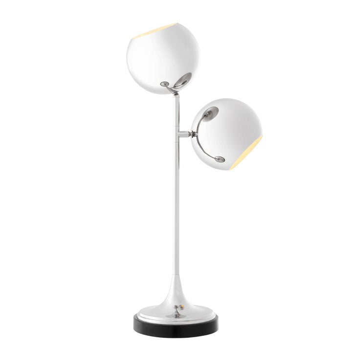 Table Lamp Compton Nickel Finish by Melanie Interior Design