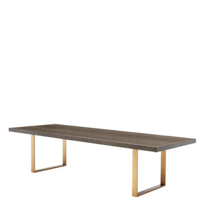 Dining Table Melchior Brown Oak 300 cm by Melanie Interior Design