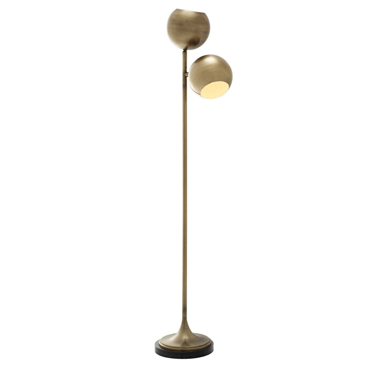 Floor Lamp Compton Antique Brass Finish by Melanie Interior Design