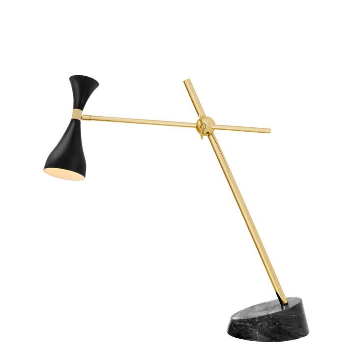 Table Lamp Cordero XL Polished Brass Finish by Melanie Interior Design