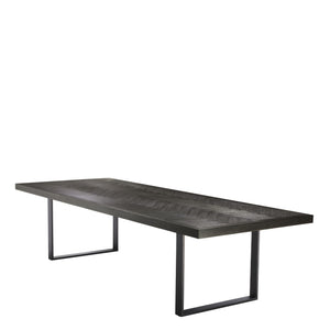 Dining Table Melchior Charcoal 300 cm by Melanie Interior Design