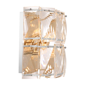 Wandlamp Amazone nikkelafwerking helder glas van Melanie Interior Design