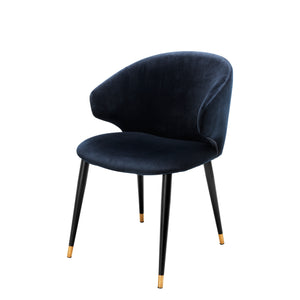 كرسي الطعام Volante Roche Midnight Blue من Melanie Interior Design