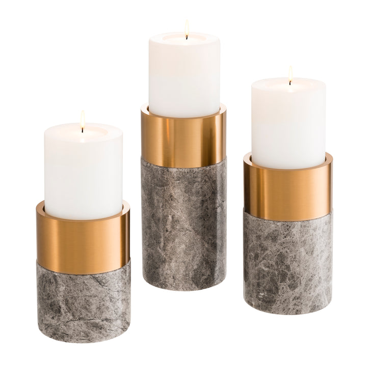 Candle Holder Sierra  Set of 3 by Melanie Interior Design