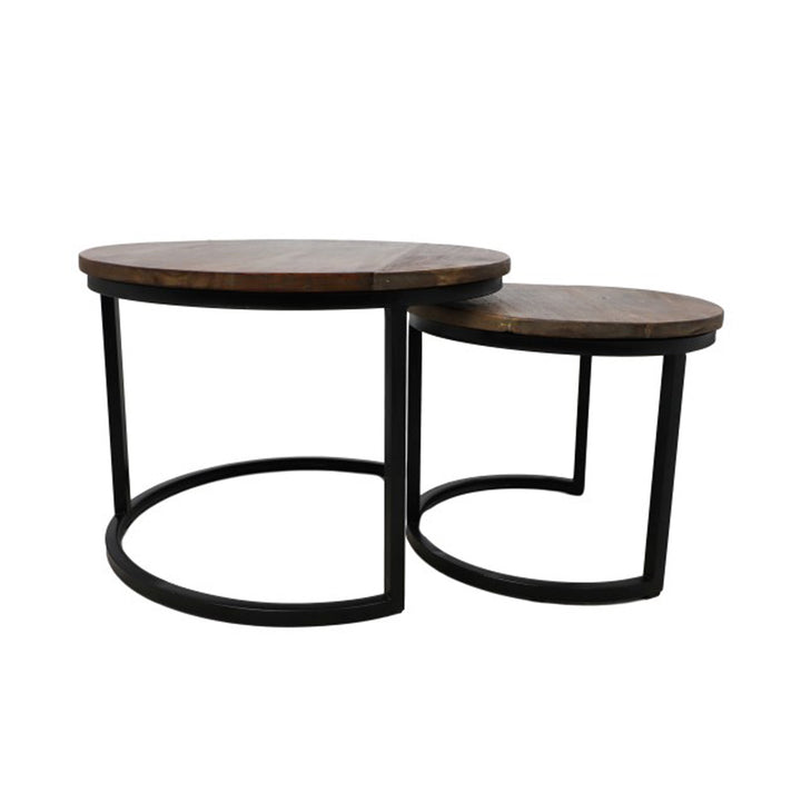 2 Piece Round Coffee Table Set by Melanie Interior Design Coffee Tables Set