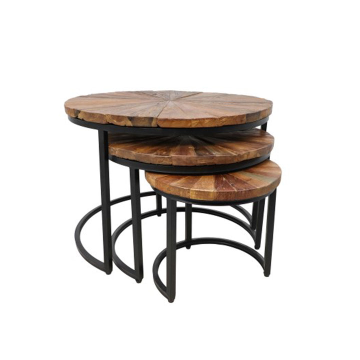 Round Coffee Table Set Of 3 by Melanie Interior Design