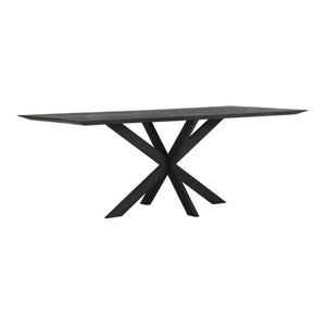 Eettafel Curves Zwart 210 cm van Melanie Interior Design