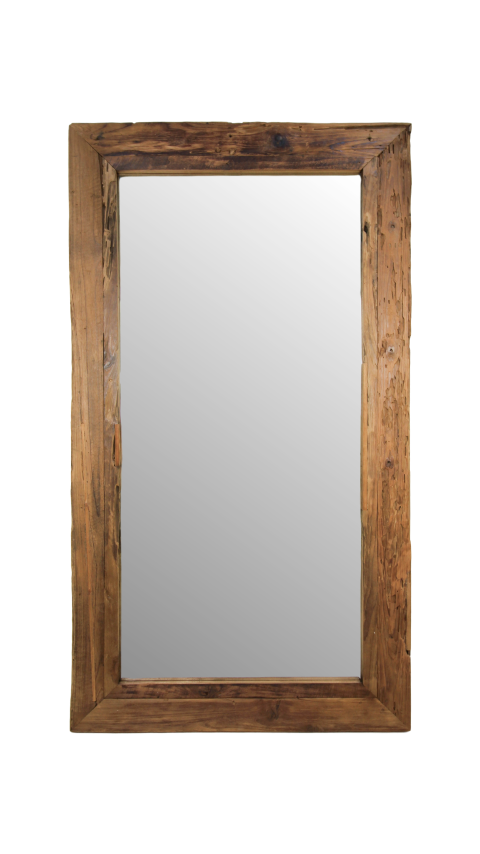 Rustic Framed Wall Mirror by Melanie Interior Design